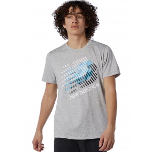 New Balance Camiseta Graphic Heathertech Tee